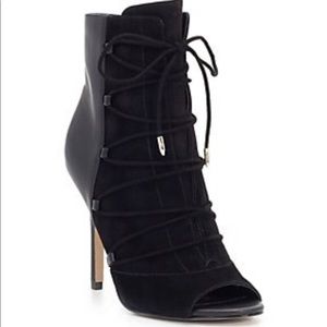Sam Edelman Asher black suede booties